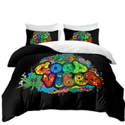 Colorful Good Vibes Quilt Cover