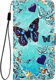 WOWUDI for iPhone 11 Pro Case, PU Leather Phone Flip Wallet Silicone Protective Painted Marble[Tripod Function] Phone Case-AXHD