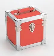 Retro Style CD & 7" Record Storage Case SRB07GL