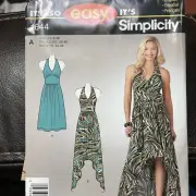 Simplicity #1644 Sewing Pattern Women's Knit Dress Size 6-16