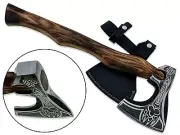 Viking Axe , Hand Forged Custom Made High Carbon Steel Viking Axe , Throwing Axe