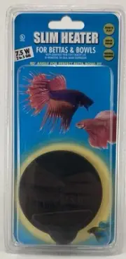Slim Heater For Bettas And Bowls 2 To 5 Gallon 7.5w