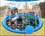 Marvels Avengers Dinky Splash Pad/ Sprinkler Baby Pool Boy's And Girls