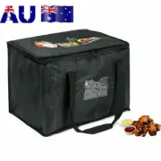 50L Thermal Insulated Delivery Bag Hot Food Pizza Storage Holder Takeaway Picnic