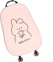 HEALEEP Adorable Bunny Plush Car Seat Backrest Protector Cushion Soft Nonslip Seat Cover Pad Creative Cartoon Design for Enhanced Comfort and Vehicle Interior Accessory