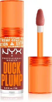 NYX Professional Makeup Duck Plump Volumizing Lip Gloss Color 06 Brick Of Time 7 ml