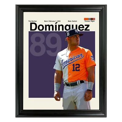 Jasson Dominguez Framed Sports Art Photo by Thomas Maxwell