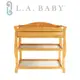 L.A. Baby 嬰兒尿布台置物架 (原木色/白色)