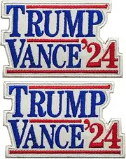 taifeng 2 PC Trump Flag 2024 Patch MAGA Flags Patches Save America Again Flag Patch for Backpack Hat