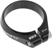 Bicycle Seat Post Clamp Tube Clip Quick Release Seats Post Holder Clip Black