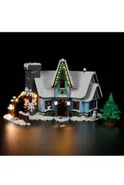BrickBling LED Light Kit for LEGO Santa’s Visit 10293 Decor