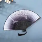 Bamboo Chinese Style Fan Chinese Style Hand Held Fan Portable Dance Fan