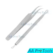 Blackhead Whitehead Pimple Popper Remover Spot Acne Comedone Extractor Set