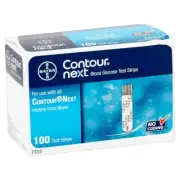 Contour Next Wireless Blood Glucose Monitor +100 test strips ozhealthexperts