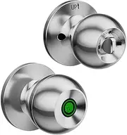 Smart Door Knob Biometric Door Lock Rechargeable Electronic Door Lock with Keys TUYA App Control for Bedrooms Cloakroom