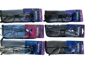 NEW 6 Pairs SIMPLY SPECS By FOSTER GRANT +1.25 Reading Glasses 62mm LOT For Men