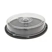 Empty CD Storage Bucket Holds 10 Discs for Home Travel DVD Storage Holder