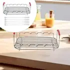 Air Fryer Rack Stand Oven Cooling Shelf BBQ Rack for Breakfast Pizzas Baking