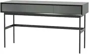 hallway table Mid Century Modern Console Table, Narrow Wood Entryway Table with 3 Storage Drawers, Farmhouse Entry Tables for Entryway, Front Hall, Hallway, Living Room console tables for hallway slim