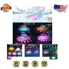 4-Pack Rechargeable Floating Pool Lights - IP68 Waterproof with Remote