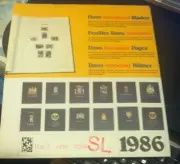 DAVO ALBUMS Stamp Album Pages UNITED NATIONS 1986 NEW High Quality RARE