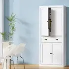 Artiss Buffet Sideboard Cupboard Storage Cabinet with Drawers - White