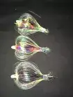 High Percentage Salmon Trolling Flies Old School Series Pack Of 3- 4” Rigged