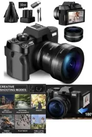 4K Digital Camera Vlogging Video HD1080P 48MP Photos Digital16x Autofocus Wifi