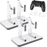 1-Tier Universal Controller Holder，Transparent Controller Display Stand，Transparent Acrylic Universal Controller Stand for PS4, PS5, Xbox,for Storage, Organization & Display- 2 Pack
