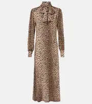 [Rixo] Rixo Avalon polka-dot maxi dress AU 14 black