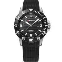 在飛比找PChome24h購物優惠-WENGER 瑞士 Seaforce 海神200米防水潛水錶