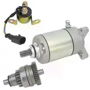 Aoui unique Starter & Drive Bendix & Relay For Polaris Sportsman Magnum Ranger Scrambler Big Boss 500 425 400 335 325 18645 57-2688 SMU0061