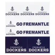 Freo Fremantle AFL LOGO Car Sticker Sheet School Books Christmas Birthday Gift