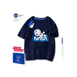 NASA夏裝卡通中大童休閑短袖t恤