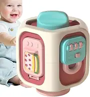 Baby Activity Cube - Educational Toys | Fidget Learning Development Interactive Educational Busy Cube for Toddler Baby Play Engagement Growth