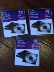 Lot Of 3 CD / DVD Clear Plastic Jewel Case 3-pack (9 Total)