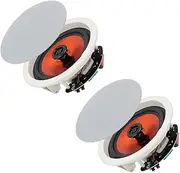 Maro Bluetooth in Ceiling Speakers, 6.5 Inches Flush Mount in Wall in Ceiling Ambient Speaker, 2-Way Universal Home Speaker, 1 Pair