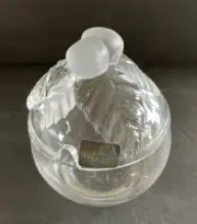 Vtg NOS Mikasa Crystal Jam Jar Cherry 3D Label/Box