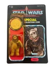 1984 STAR WARS POWER OF THE FORCE POTF EWOK WAROK KENNER LAST 17 MOC UNPUNCHED