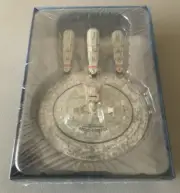 STAR TREK USS ENTERPRISE NCC-1701-D EAGLEMOSS & 2 FREE KEEPSAKE ORNAMENTS