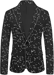 [Bciopll] Luxury Gold Velour Dress Blazers Men One Button Notched Lapel Dress Blazers Wedding Costume