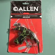 Allen Compact Thumb Activated Archery Bow Release Ambidextrous Green/Black