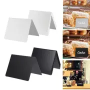 12Pcs Message Number Tag Signs Small Chalkboards Signs Erasable Wordpad Place