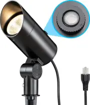 SUNVIE 30W Spot Lights Outdoor 120V Dusk to Dawn Outdoor LED Spotlight Plug in w
