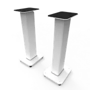Kanto SX26W 26" Tall Fillable Speaker Stands with Isolation Feet - Pair, White