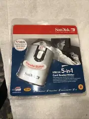 SanDisk USB 2.0 5-in-1 Card Reader Writer SDDR-99-A15 Sealed Package
