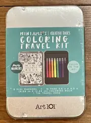 Art 101 Creative Tools Mini Coloring Travel Kit