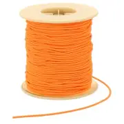 Elastic Cord, 2 mm Stretchy Elastic String 77 Yards Orange