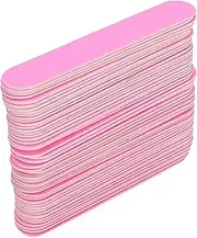 Nail Buffer, Buffer Nail File Nail Buffers 100pcs Nail File Double Sided Nail Buffer Nail Buffering Files Sanding Buffing Polishing Strip Manicure Tool (Pink)