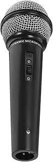 1Pc Small Simulated Microphone Plastic Fake Mic for Parties Stage Performances and Photography Props Black Microphone Plaything for Christmas and Birthdays